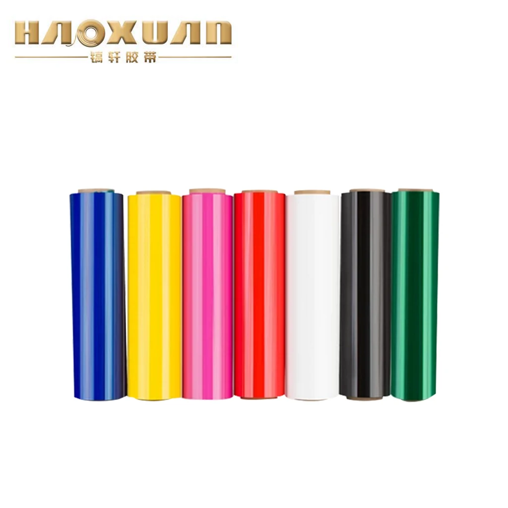 Self-Adhesive PE Stretch Film Soft High Glossy Waterproof Available in 30cm and 50cm Width 30m and 300m Length