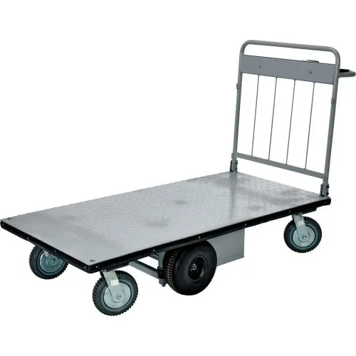 Mid-Axle Drive Motorized Electric Platform Truck
