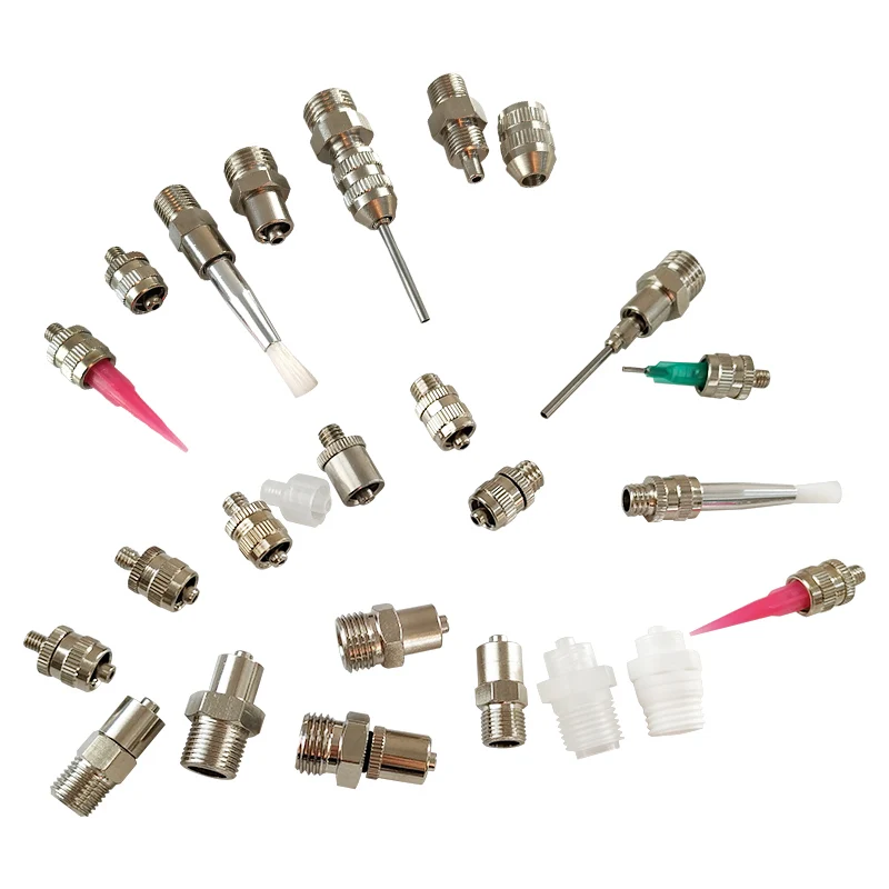 Соединитель с внешней резьбой один конец для клеевой иглы Внешний резьбовой соединитель один конец для клеевой иглы