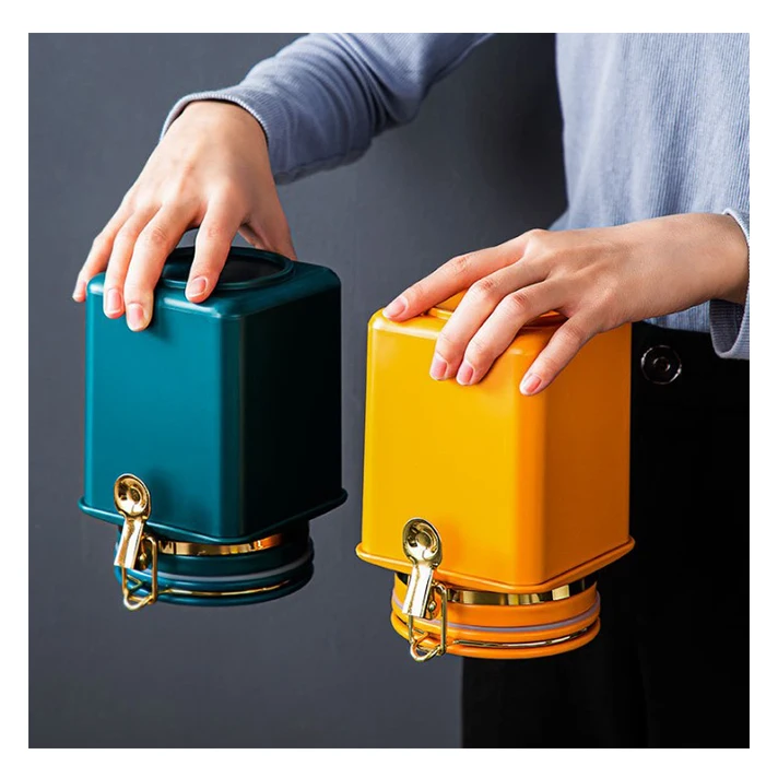 Hot Sale Coffee Canister Airtight Coffee Beans Container Kitchen Food Storage Container