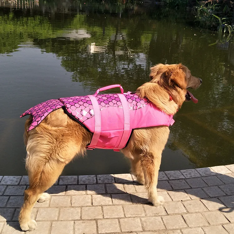 Wogozan Summer Dog Swimsuit Funny Shark Fin Pet Dog Swim Life Jacket Vest Lifevest Lifejacket