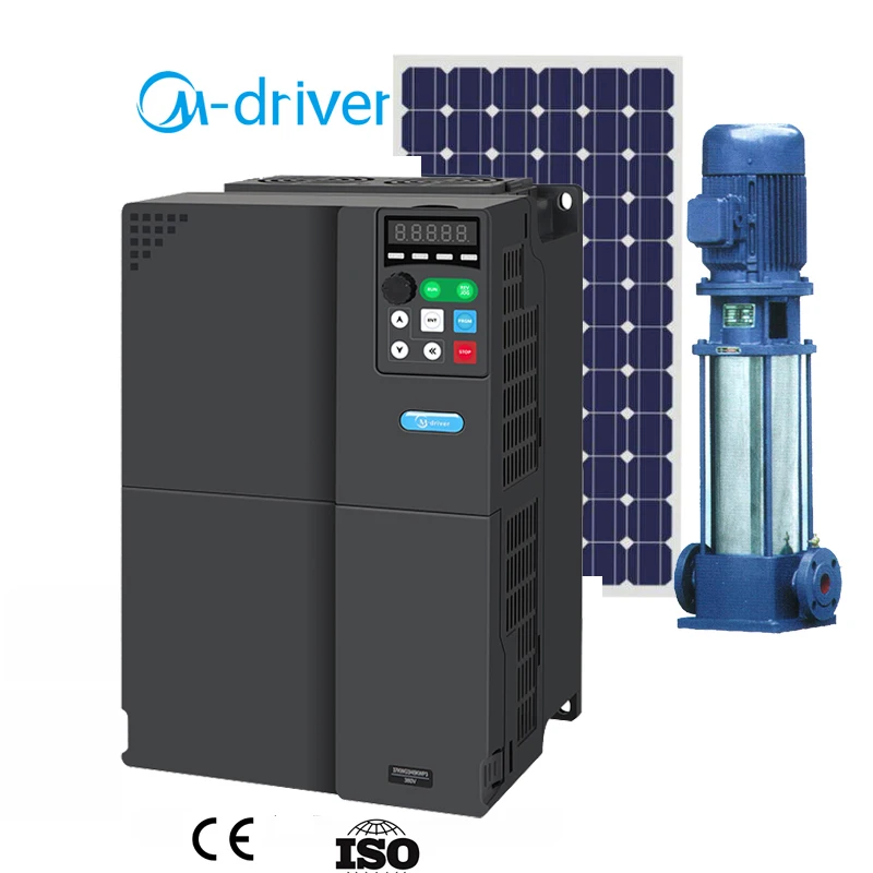 Solar Water Pump Inverter DC to AC VFD 3 Phase Deep Well Motor Pump Controller China