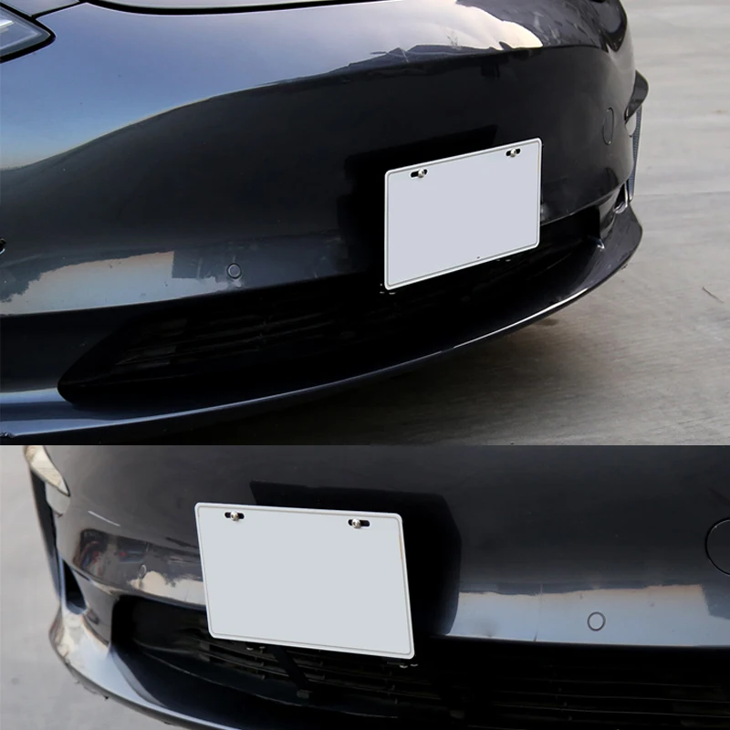 Car Accessories License Plate Frame For Tesla Model 3 Y S
