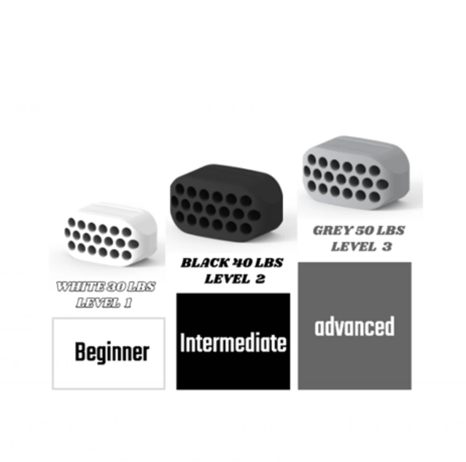 Real Jaw Jawline Exerciser Ball Black White Color Facial Jaw Muscle Toner Fitness Tool Face Exercise