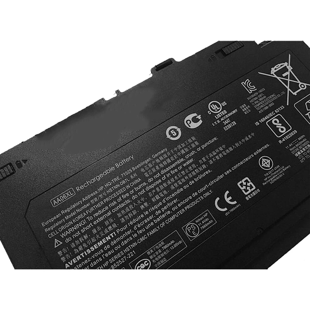 Wholesale Genuine AA06XL Battery for HP ZBook 17 G3 G4 Mobile Workstation HQ-TRE HSTNN-DB7L Z3R03AA-NB Z3R03UT