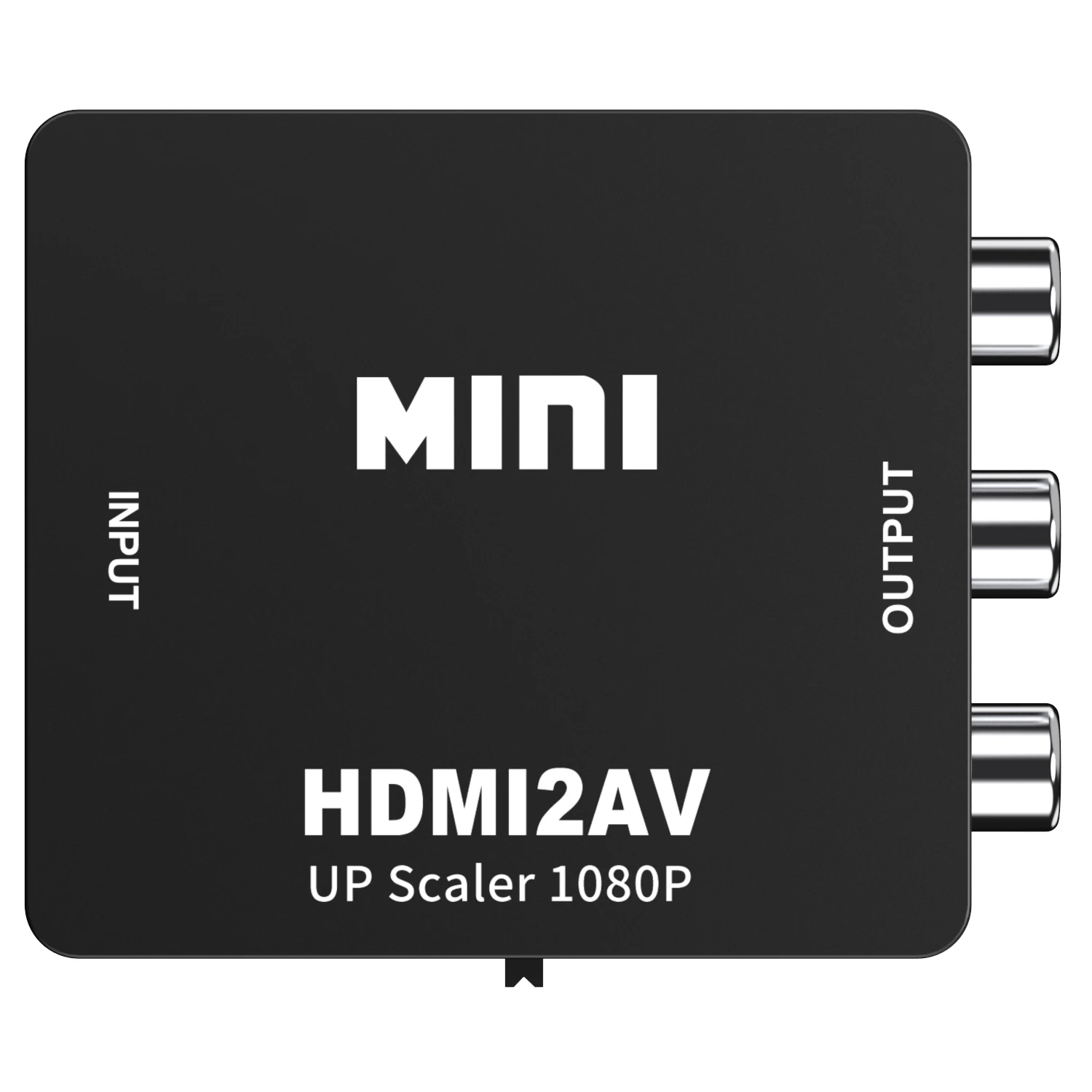 Дешевая цена 1080p HDMI в AV конвертер мини-HDMI 3RCA CVBs композитный аудио-адаптер для ТВ/PS3/VHS/VCR/DVD/PC/Blu-Ray