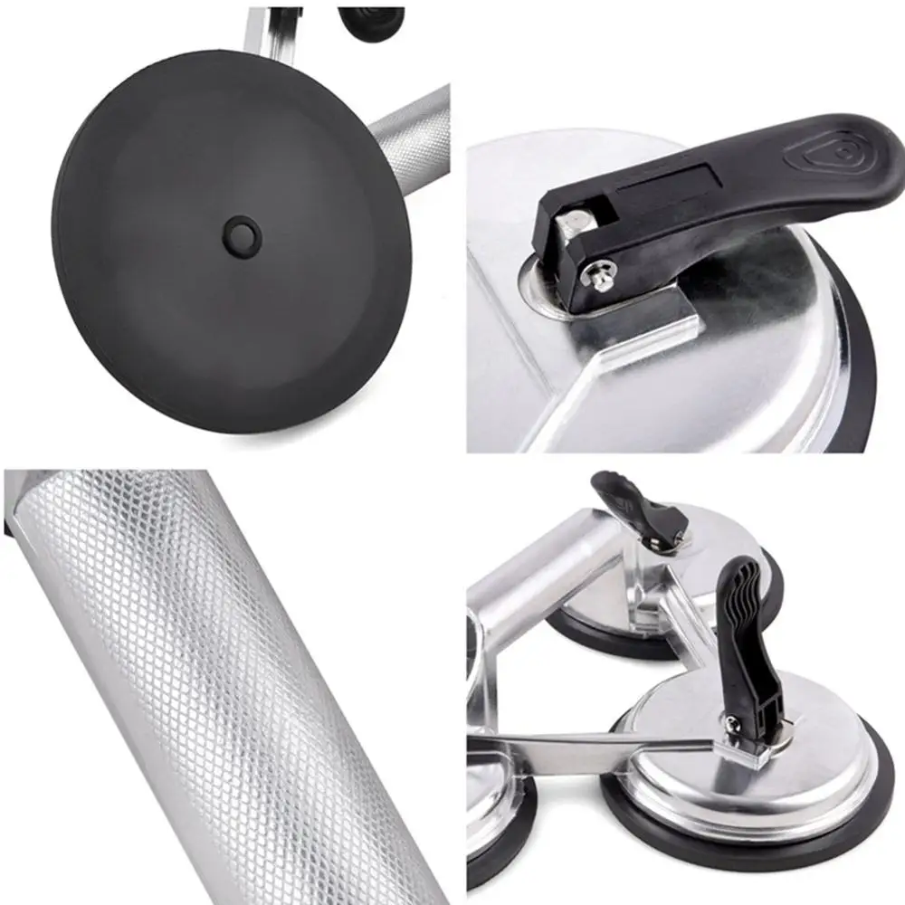 
POWERTEC PTSP-005 three claw glass sucker Aluminium rubber suction cup machine 