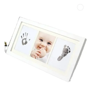 DIY Photo Frame Newborn Baby Handprint Footprint Inkless Touch Ink Pad Girl/Boy Baby Shower Gift decoration