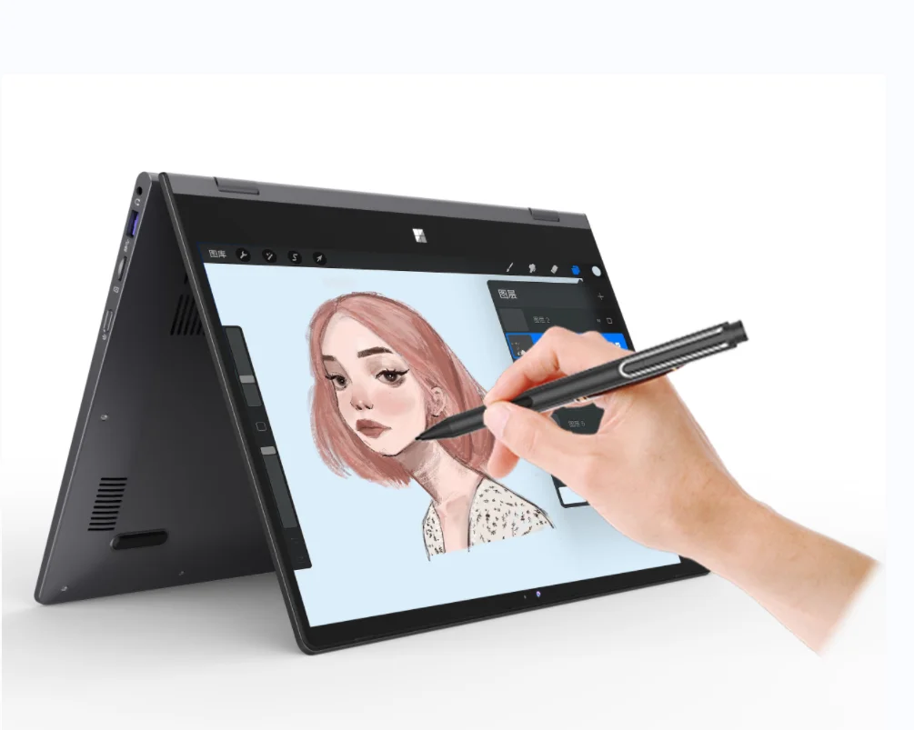 YOGA Laptop 14inch Alder Lake-N N100 4CORE DDR16G SSD 256G 512GB 1T Painting pen for Study for School
