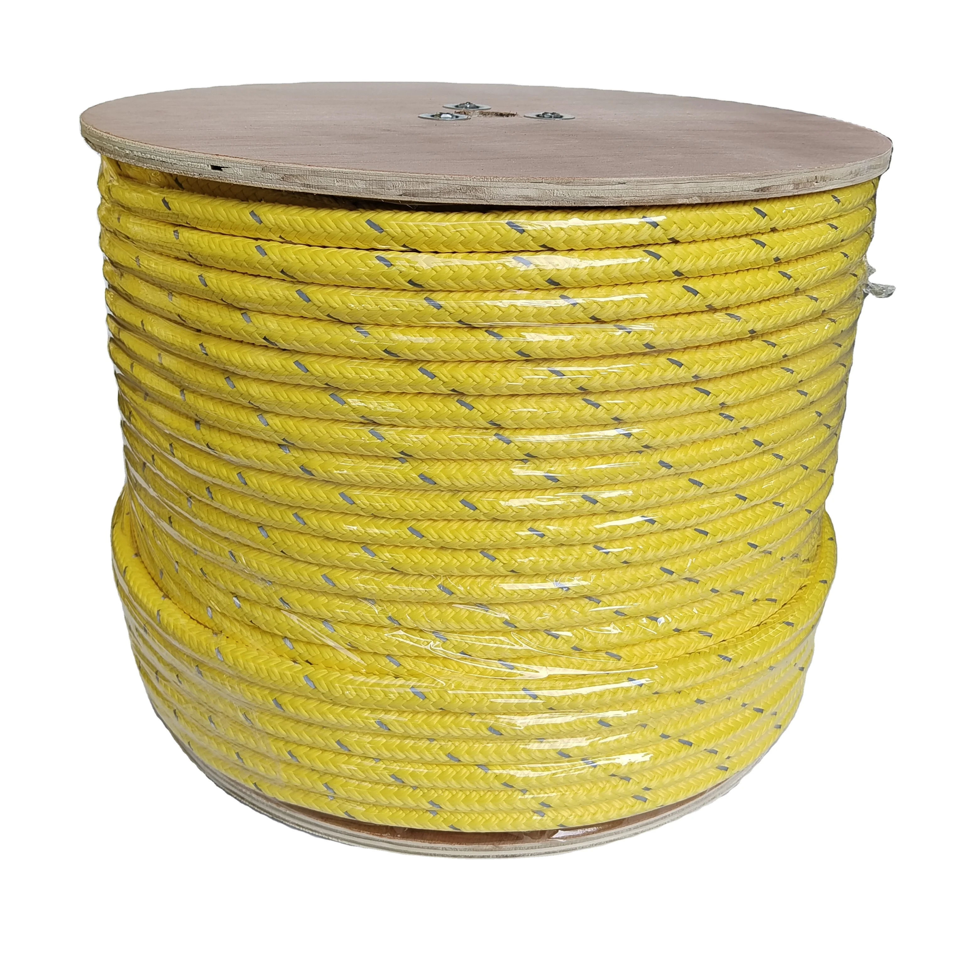 Stock Wholesale Dock Line Boat Marine Double Braided Rope Nylon Dock Line