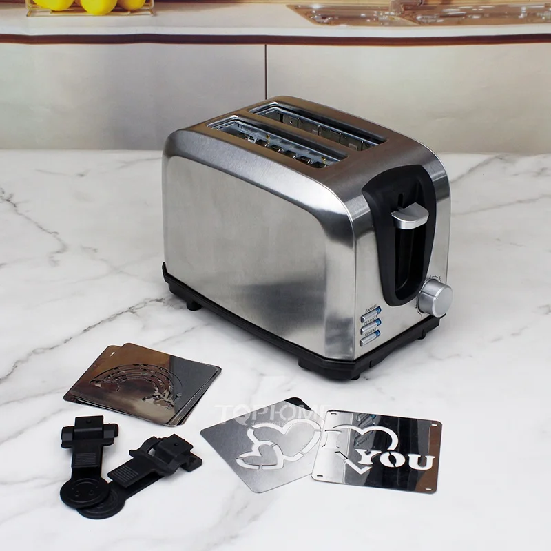 2 slice S/S toaster logo toaster hot selling electric bread toaster