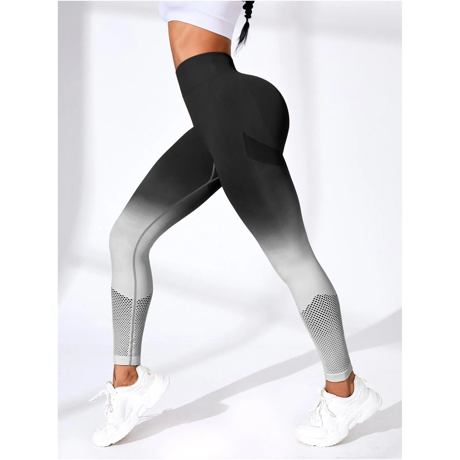 Fitness Training Clothes For Ladies 2024 Seamless Soft Booty With Side Pockets For Women Solid Thick Hot Girl Wearing Yoga Pants
