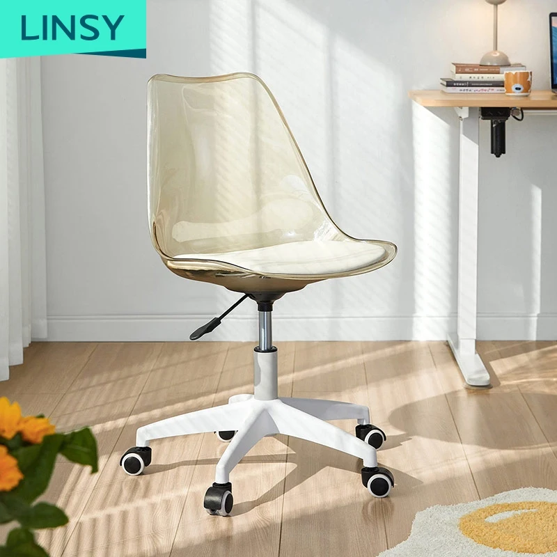 Linsy Manufacture Luxury Leather Chair Modern Swivel Ergonomic Comfortable Office Chair