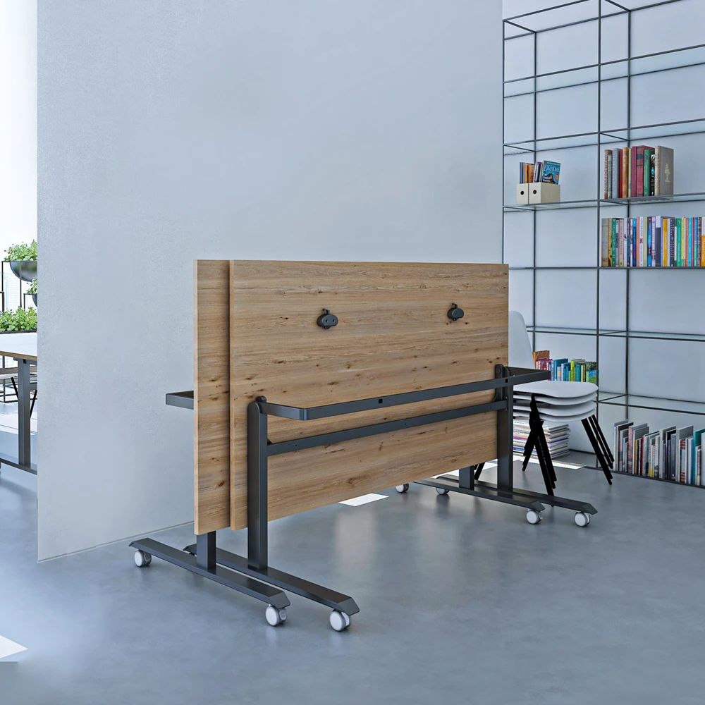 Modern Computer Desk for Home Office 1200mm*600mm with Space-Saving Flip-Top Office Table Sturdy Writing Desk