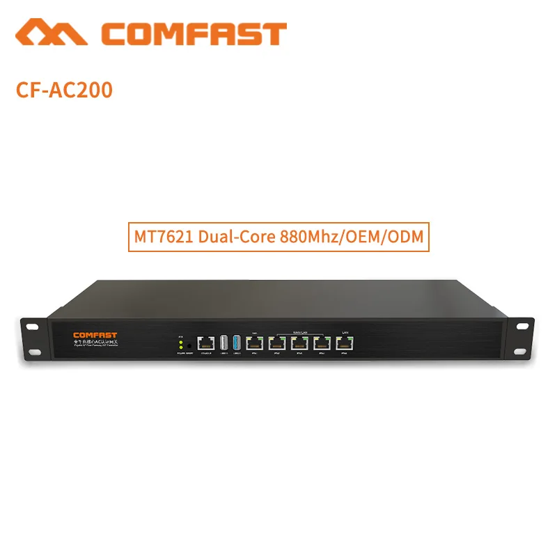 Full Gigabit AC Gateway Routing Intelligent Traffic Control Wireless Roaming Switch Network Comfast CF-AC200 Factory