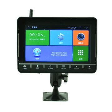 7-дюймовый сенсорный экран Android GPS автомобильный монитор заднего вида с 3 камерой WIFI музыкальное видео Bluetooth для коммерческого автомобиля