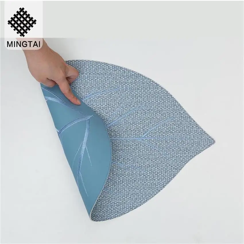 Style Dining Cloth Square Cotton Linen Placemats Printed Table Mats and Home Heating Pads with Drainage Features Placemats