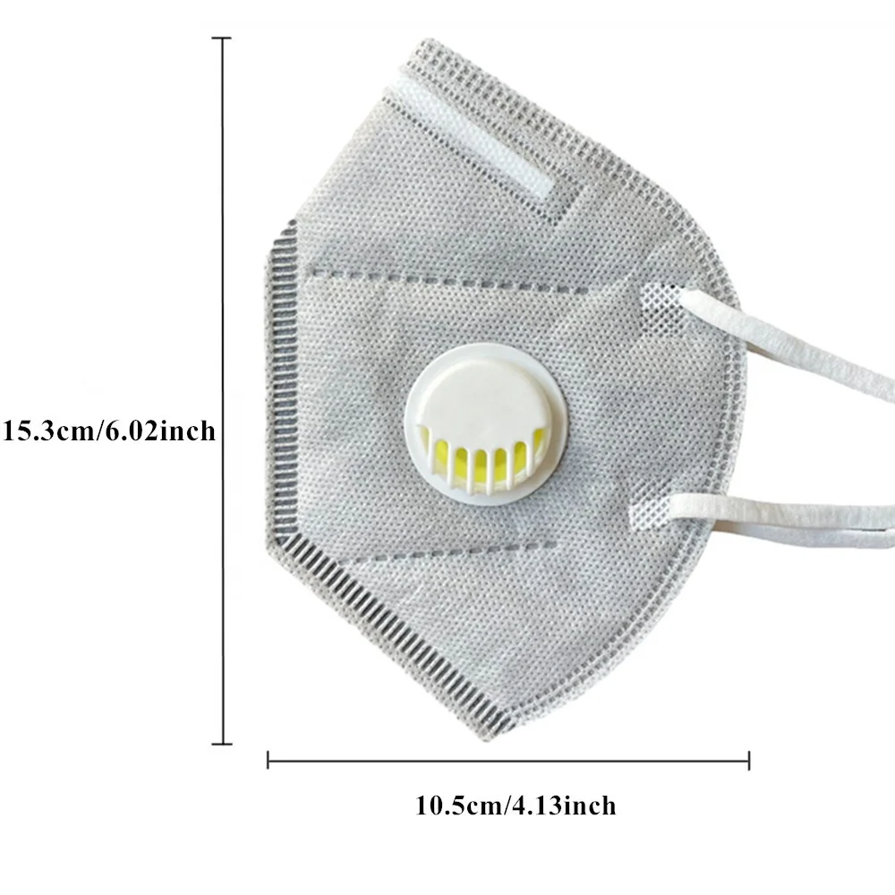 Dust Protective Adult KN95 Face Mask with 3D Filtering Mascarilla Respirator & Mask