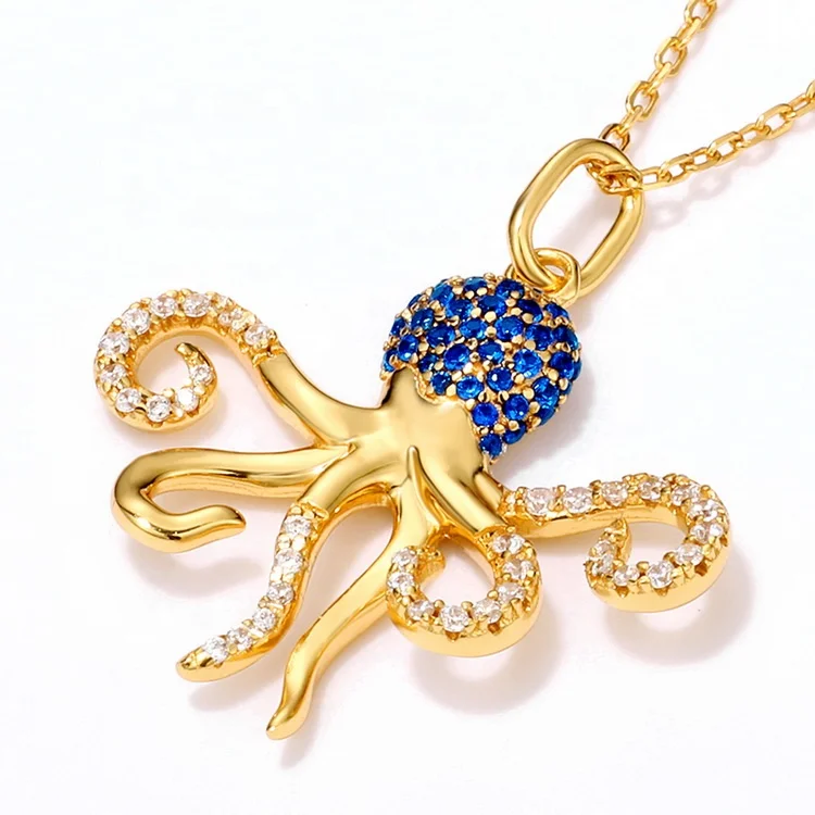 New Arrival Summer Jewelry S925 Sterling Silver Ocean Series Gift Pendant Necklace