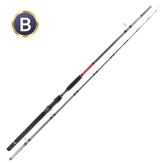 carbon fire 2.4 m 300 g Boat Cast Reel Tackle Strong  rod Catfish boat fishing rod
