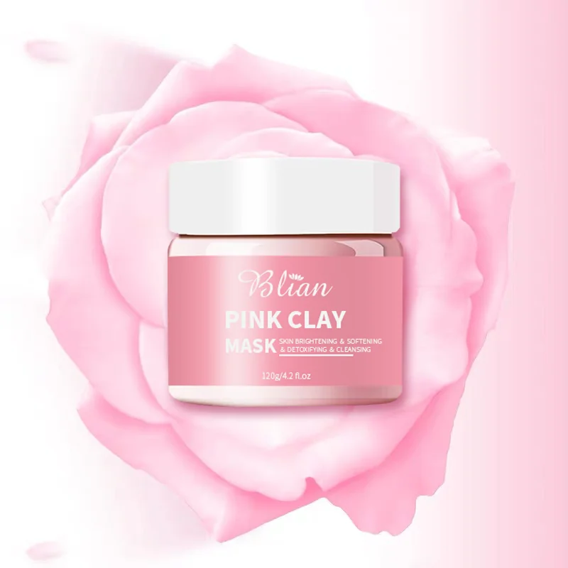 Wholesale Hot Sale Private Label Skin Whitening Pink clay Mud Mask Face Care Mask