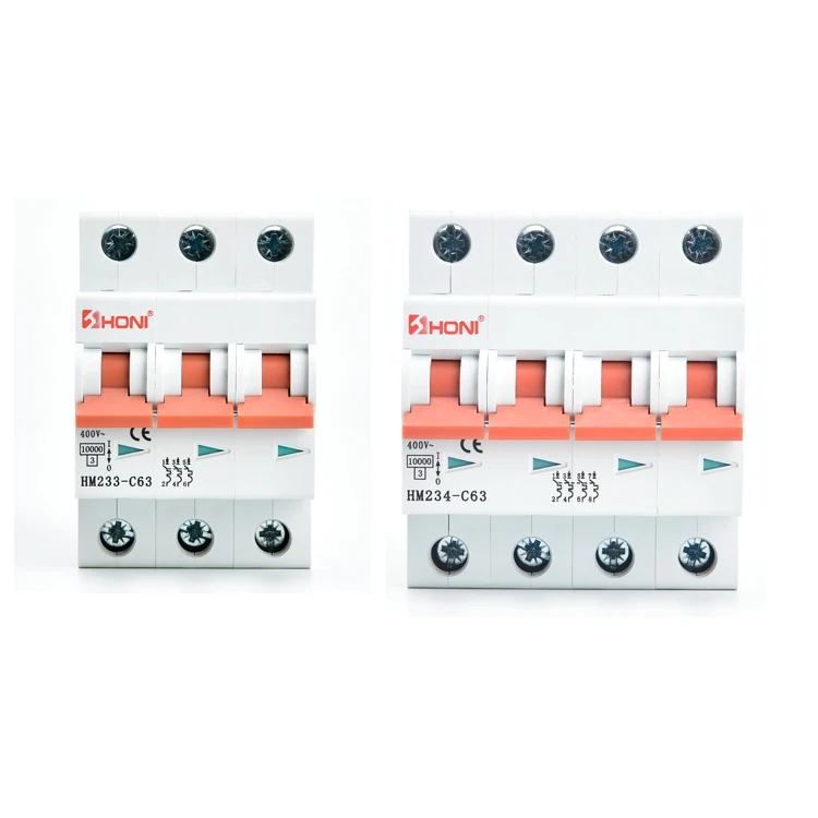 electric 2p 32A 40A 20amp MCB 6KA/10KA 230/240V 63A SAA CE Ac Miniature Circuit Breaker
