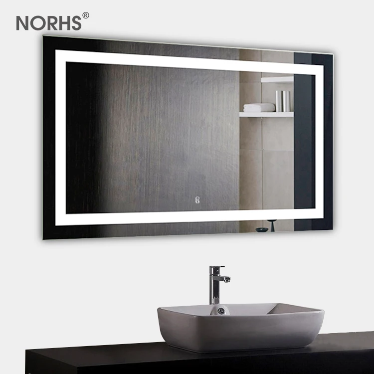 Made in China best quality touch screen bathroom with led light smart tv