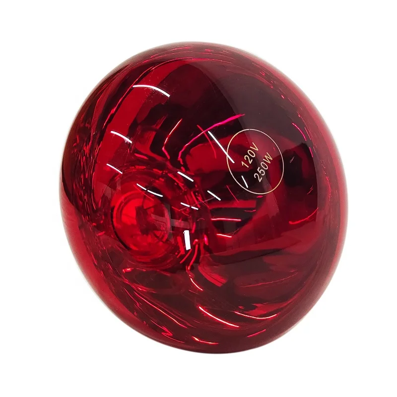 250W natural red infrared shower light infrared sauna heat lamp wall light portable near infrared sauna lamp and tent for sauna