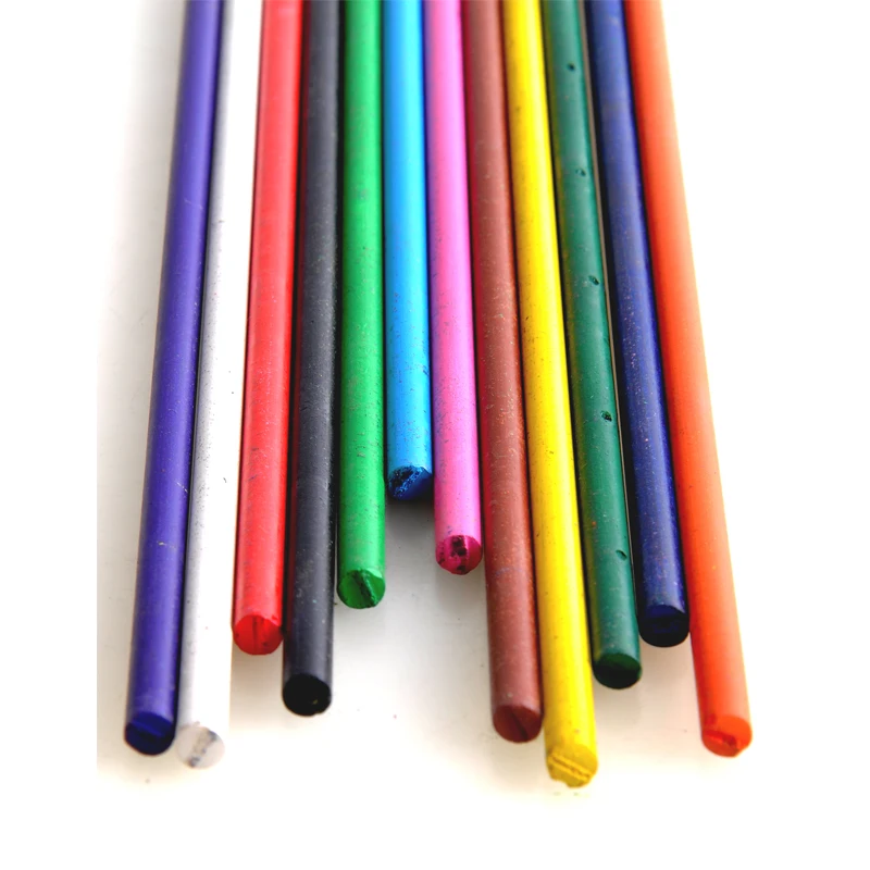 Оптовая продажа цветных карандашей 7 дюймов 12 цветов Диаметр 3,5 мм для изготовления цветных карандашей