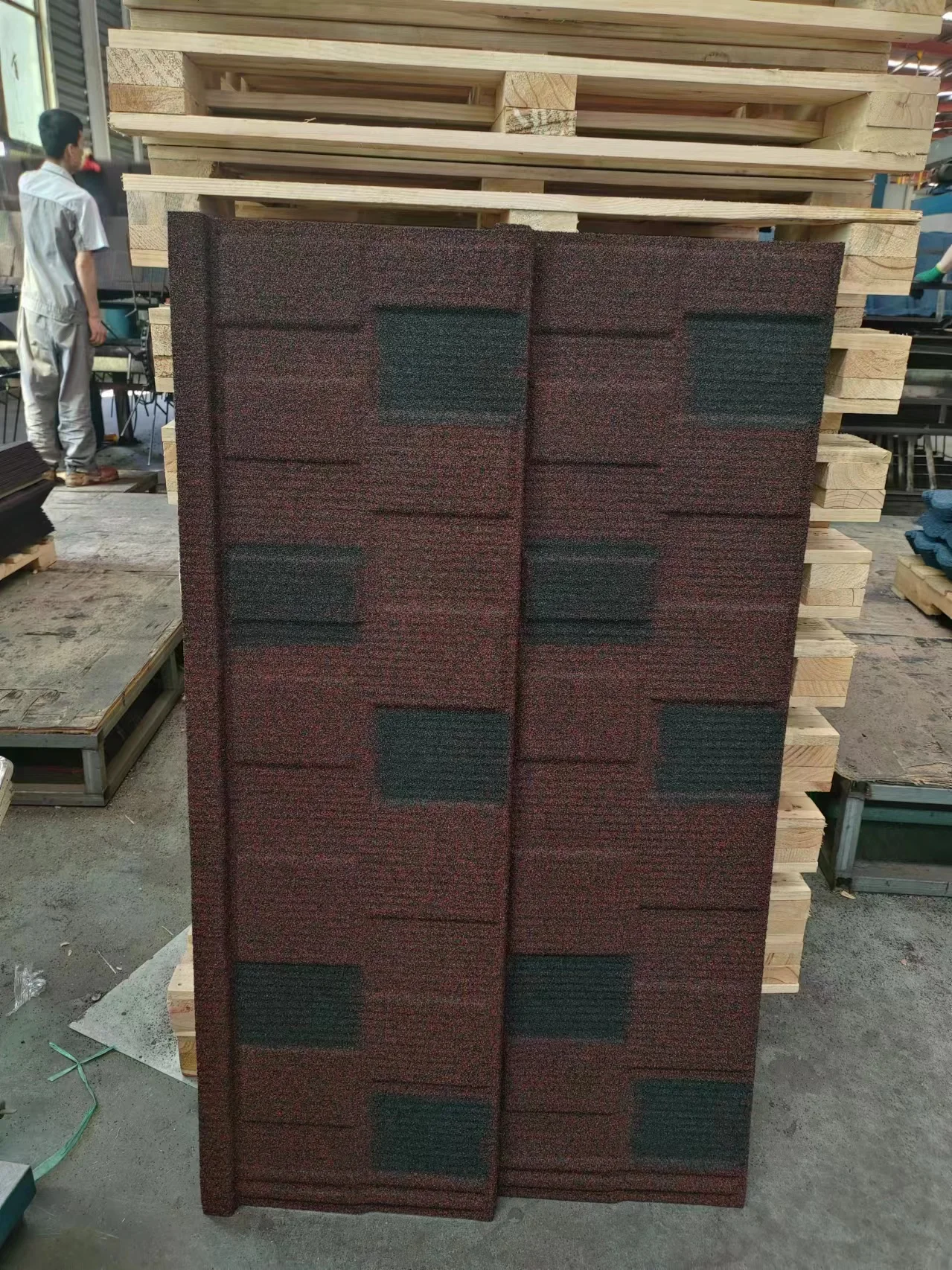 USA standards with factory prices Stone coated roofing solution on big selling Metal roofing shingle