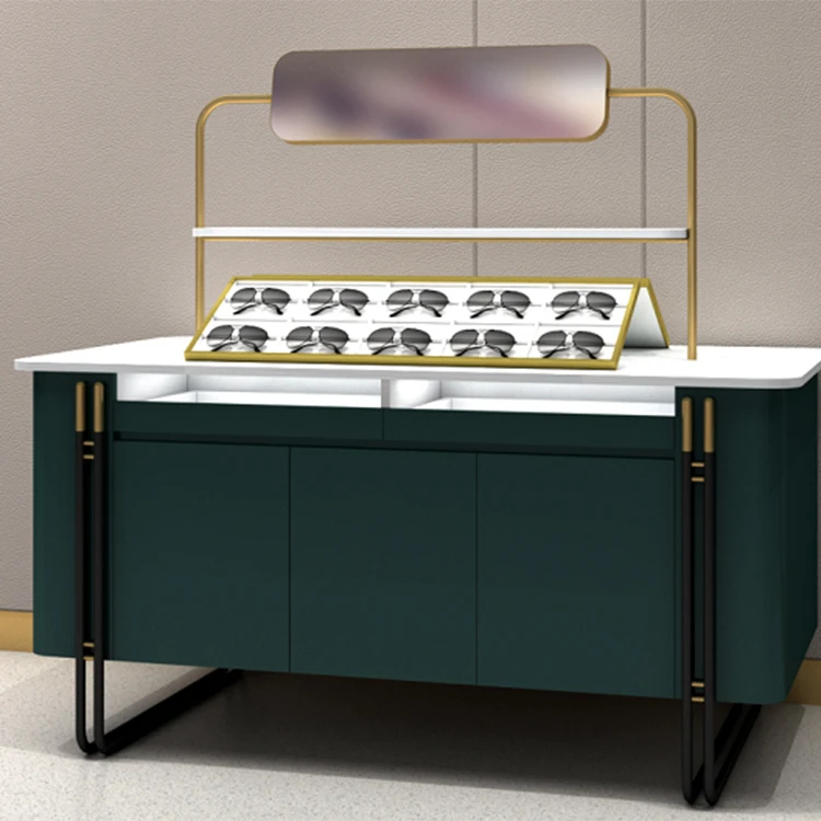 Витрина для ювелирных украшений, настенный оптический шкаф для очков, деревянная мебель