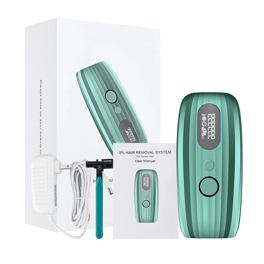 Portable  900000 lazer home use hair remover device crystal laser ipl mini lady facial hair removal epilator