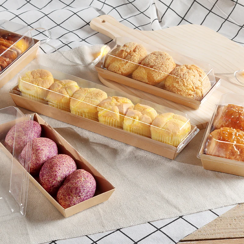 Pastry desserts plastic tiramisu dessert cake plastic packaging box