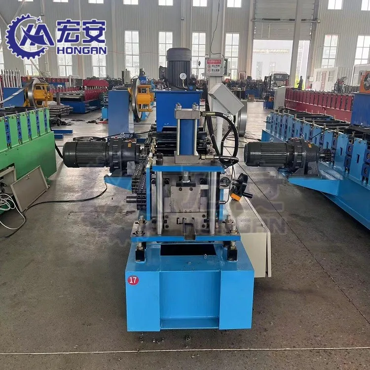 Automatic c Profile Steel Roll Forming Machine For Making Steel C Z Purlin Channel