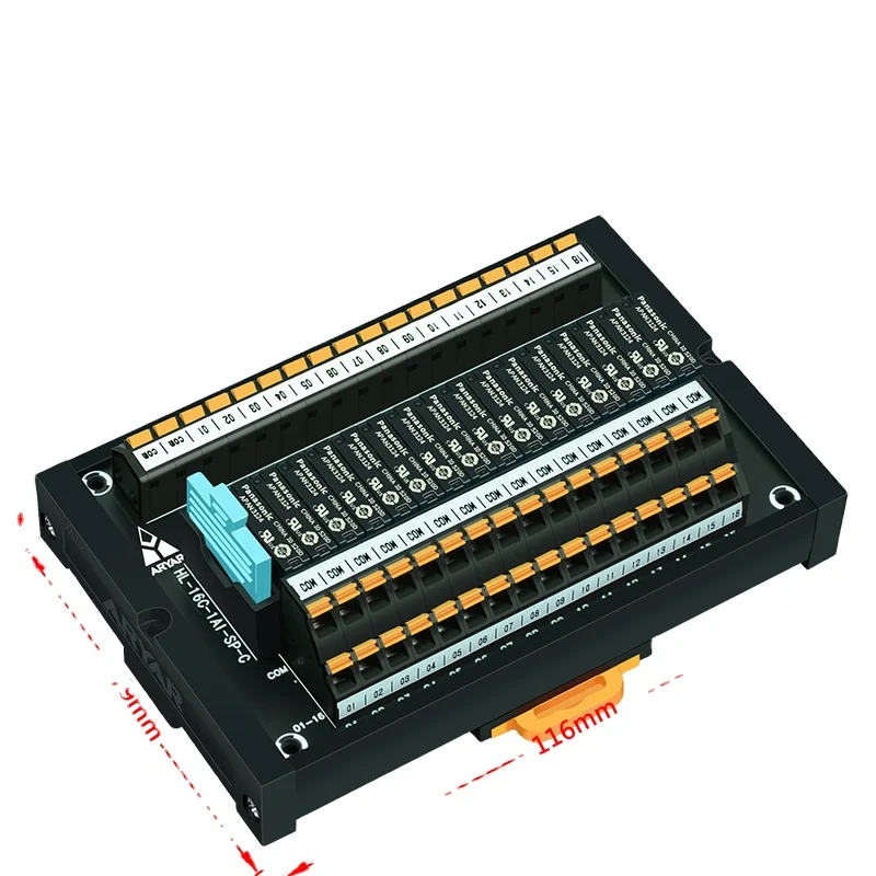 16 Channel APAN3105 5V 5A Relay Module Driver Amplifier PLC Board Independent Output Control Independent Output