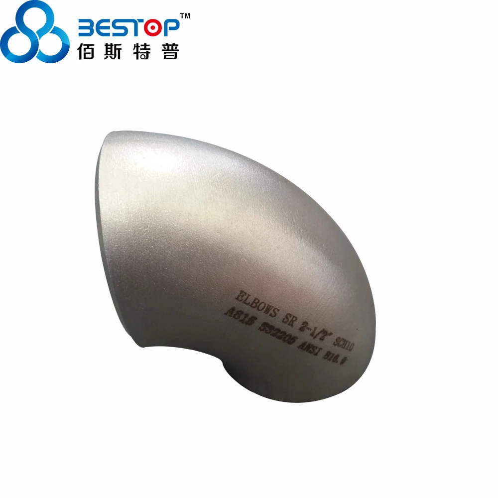 Stainless Steel Pipe Fittings Butt-Welding Elbows 90 Degree Long Short Elbow