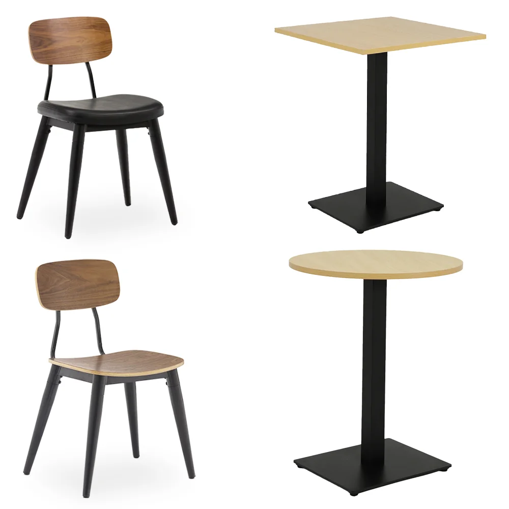 Modern Design Dining Table and Chair Set for Restaurant & Hotel Factory Supply Furniture for Cafe Restaurant Hotel Dinning Hall