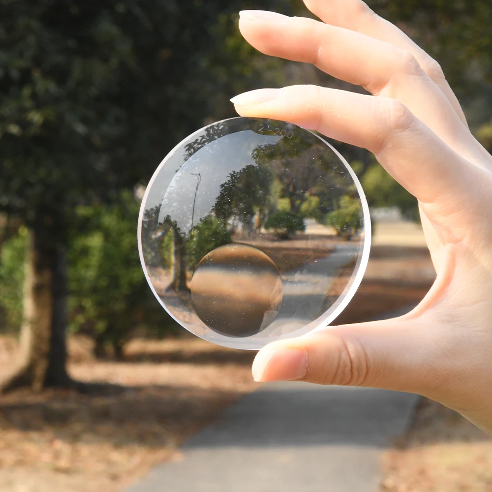 Semi Finished Optical Lens Blanks Cheap Price Eyeglass Lens Blanks Ophthalmic Lenses Chinese 1.56 SF Bifocal Round Top UC