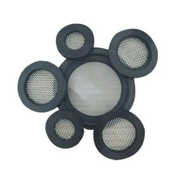 Flat Round Silicone Rubber Abrasion High Temperature Screen EPDM Metal Sanitary Gasket