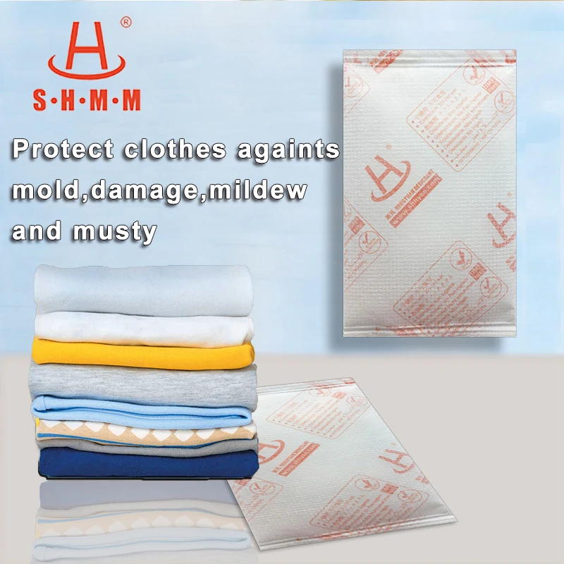 
300% moisture absorbing rate super hyper dry desiccant 25g for cotton leather clothes garment prevent from mold odors musty 
