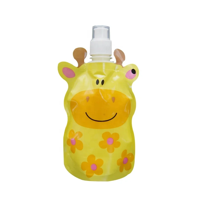 Animal shape Liquid Spout Pouch Bags Squeeze Doypack Jelly juice drink  pouch with spout baby food pouches