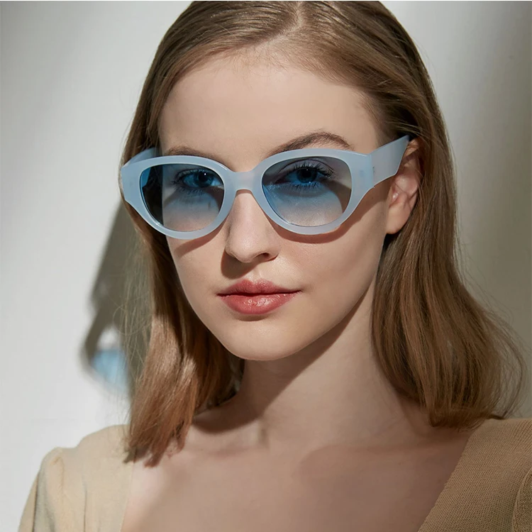 women hot selling uv400 sun glasses mabufacturers candy color sunglasses