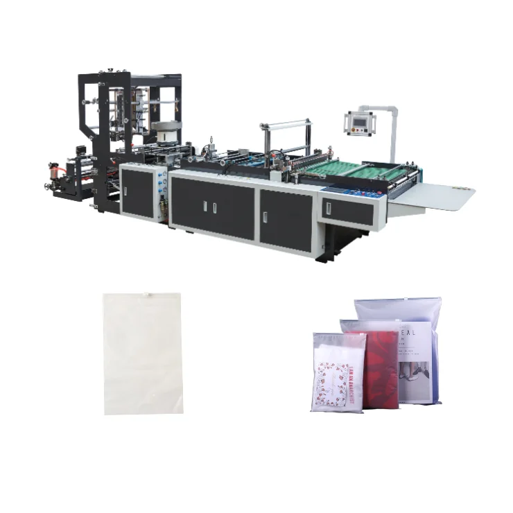 zip lock side sealing OPP EVA CPP CPE PE PP bag forming machine mylar poly storage packing bag making machine