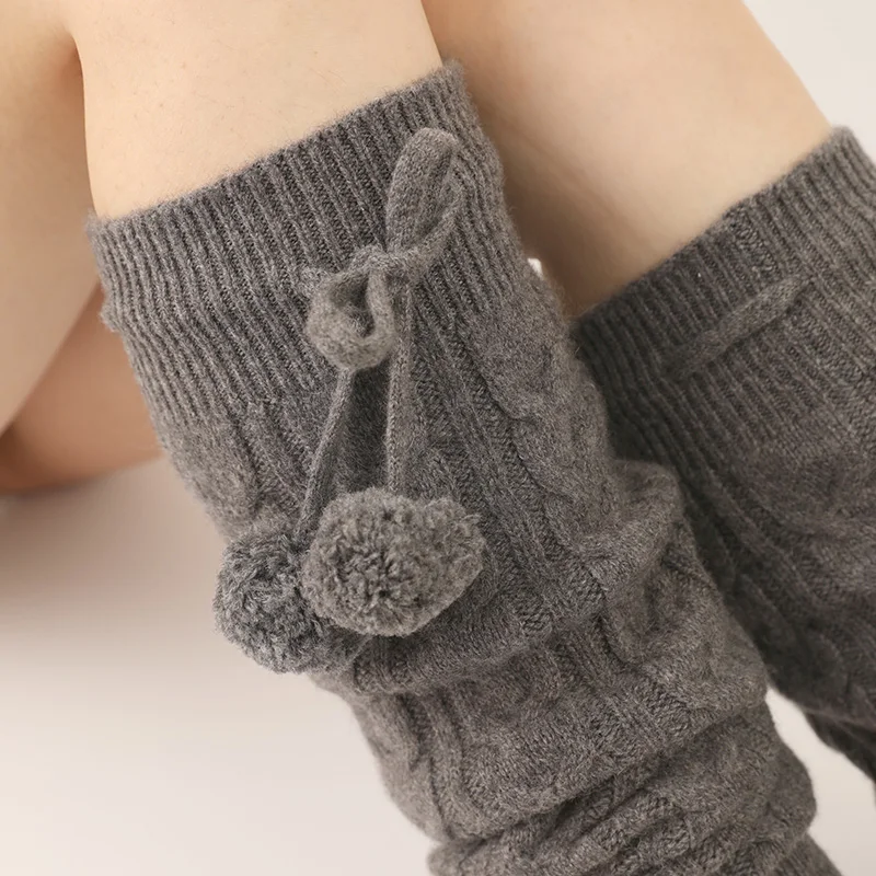 inner mongolia pure cashmere legging warmer custom fashion soft skin friendly women winter warm pure cashmere leg knee warmers