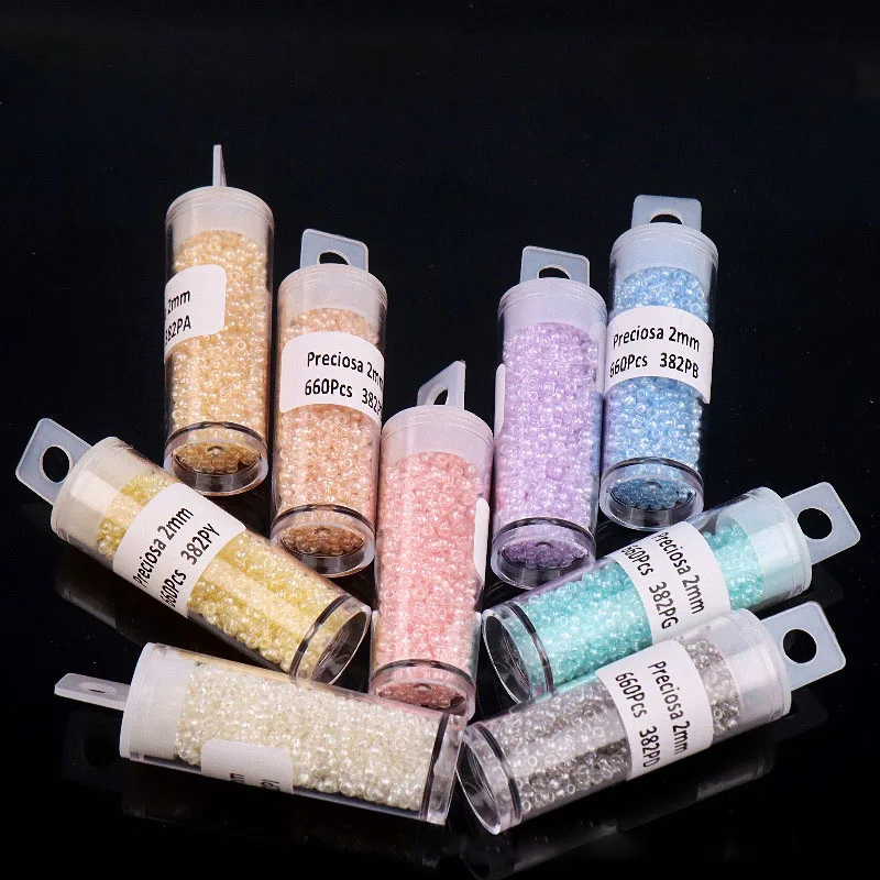 Wholesale Price 1 Tube 2 Mm/3 mm 4 mm Mini Czech Crystal Loose Beads,DIY Jewelry Accessories Beads for Jewelry Making