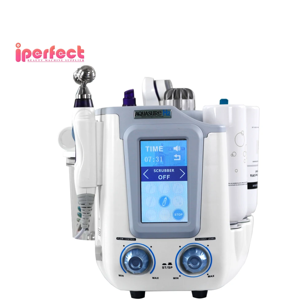 Hot Sale 6 In 1 H2O2 hydro aqua facial machine beauty salon equipment  for sale