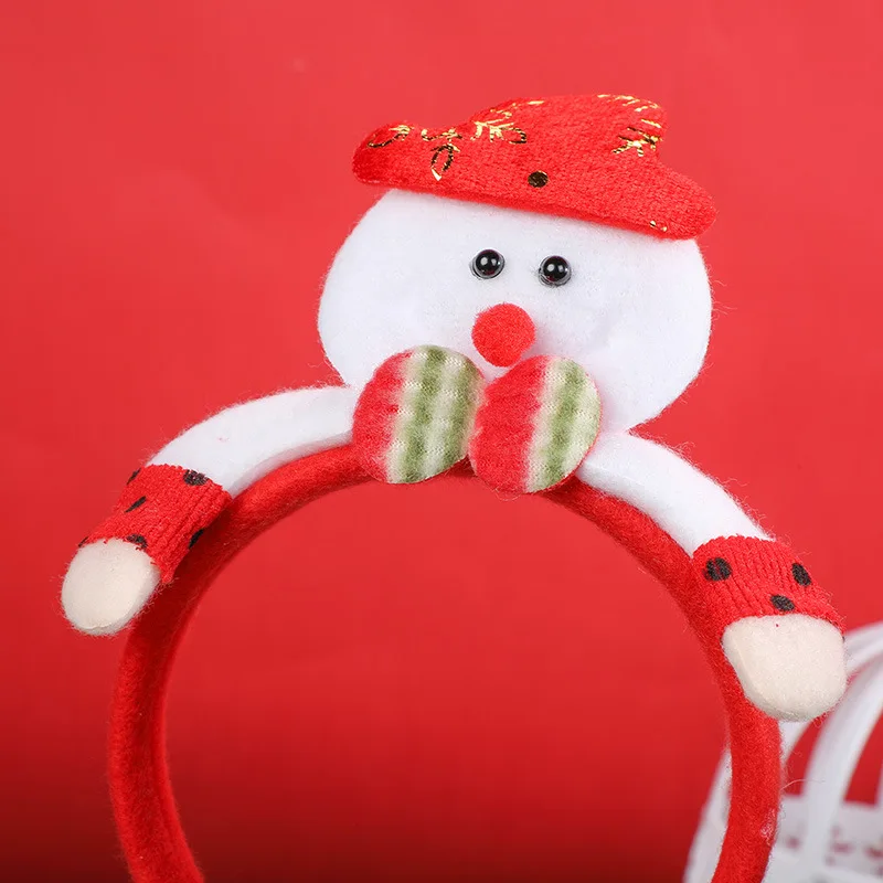 Christmas Headband Deer Christmas Man Snowman Hair Band Cute Hair Accessories