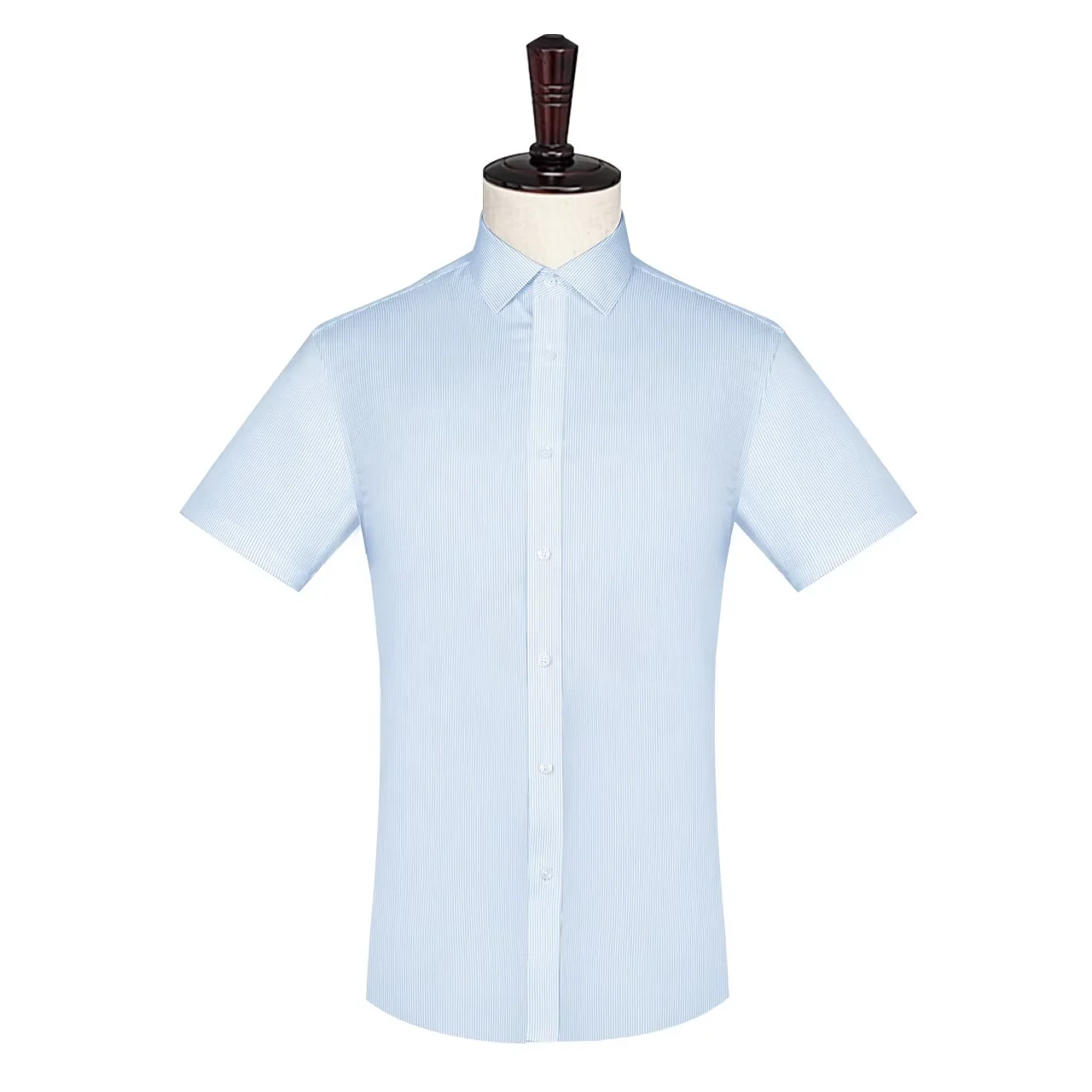 High-End Summer Silk Short-Sleeved Top for Men Formal Dress Brand Comfortable and Stylish Easy to Match Casual Style