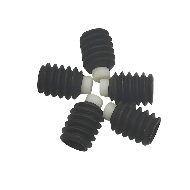 OEM Black Oxide Hexagon Cup Point Grub Screw Nylon Tip Set Screw