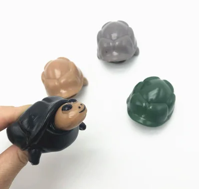 
Color Cute Telescopic Head Tortoise Cartoon Keychain Anti Stress Squeeze Toys Turtle Key Ring 